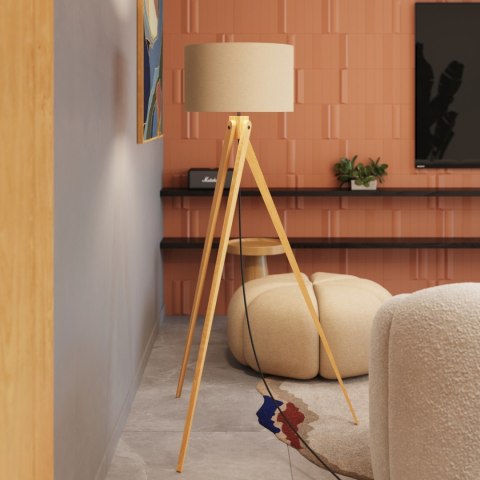 Sollux Lighting Lampa podłogowa NATT taupe
