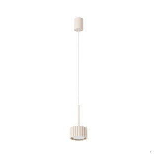 Sollux Lighting Lampa wisząca AURA 1 beżowa Gx53