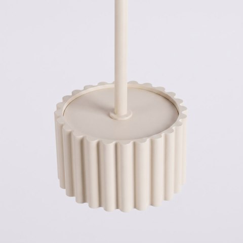 Sollux Lighting Lampa wisząca AURA 1 beżowa Gx53