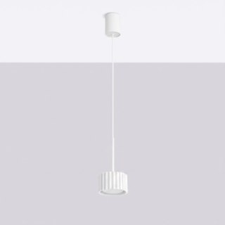Sollux Lighting Lampa wisząca AURA 1 biała Gx53
