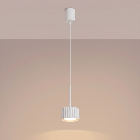 Sollux Lighting Lampa wisząca AURA 1 biała Gx53