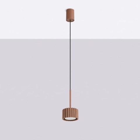 Sollux Lighting Lampa wisząca AURA 1 mocca Gx53