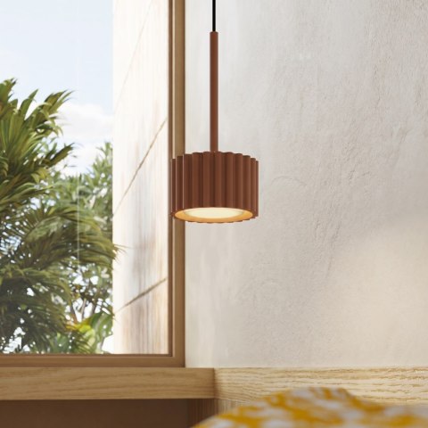 Sollux Lighting Lampa wisząca AURA 1 mocca Gx53