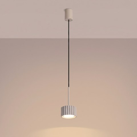 Sollux Lighting Lampa wisząca AURA 1 taupe Gx53