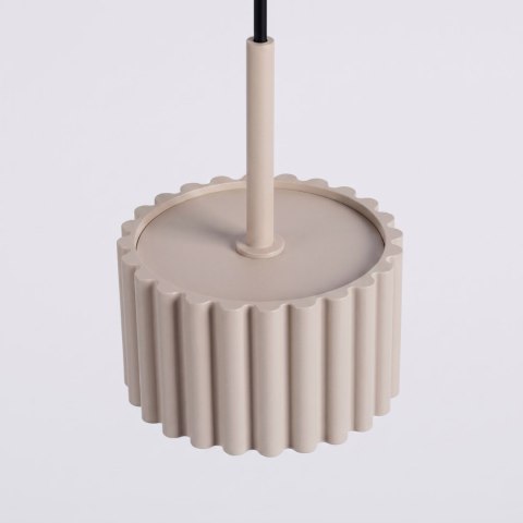 Sollux Lighting Lampa wisząca AURA 1 taupe Gx53