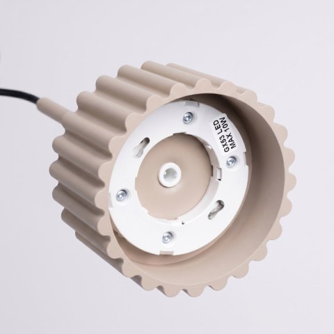 Sollux Lighting Lampa wisząca AURA 1 taupe Gx53