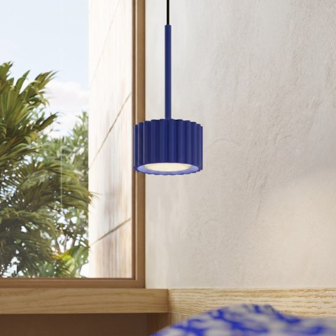 Sollux Lighting Lampa wisząca AURA 1 ultramaryna Gx53