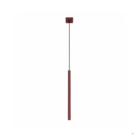 Sollux Lighting Lampa wisząca PASTELO 1 burgund