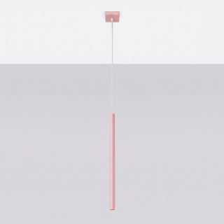 Sollux Lighting Lampa wisząca PASTELO 1 różowa