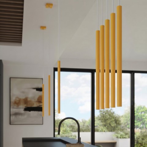 Sollux Lighting Lampa wisząca PASTELO 1 żółta