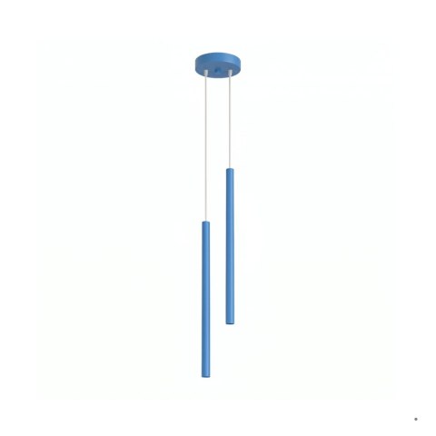 Sollux Lighting Lampa wisząca PASTELO 2 błękitna