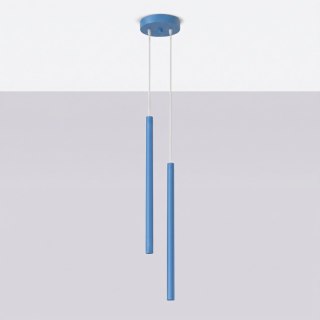 Sollux Lighting Lampa wisząca PASTELO 2 błękitna
