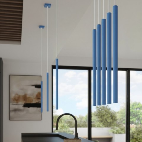 Sollux Lighting Lampa wisząca PASTELO 2 błękitna
