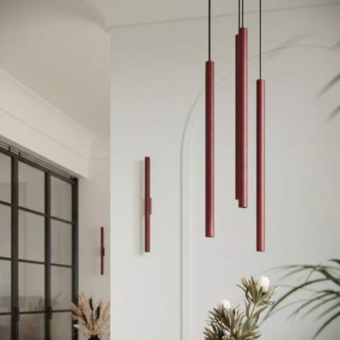 Sollux Lighting Lampa wisząca PASTELO 2 burgund