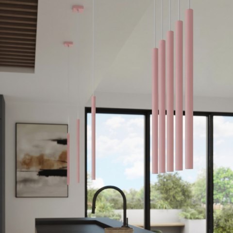 Sollux Lighting Lampa wisząca PASTELO 2 różowa