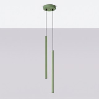 Sollux Lighting Lampa wisząca PASTELO 2 szałwiowa