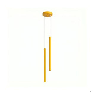 Sollux Lighting Lampa wisząca PASTELO 2 żółta