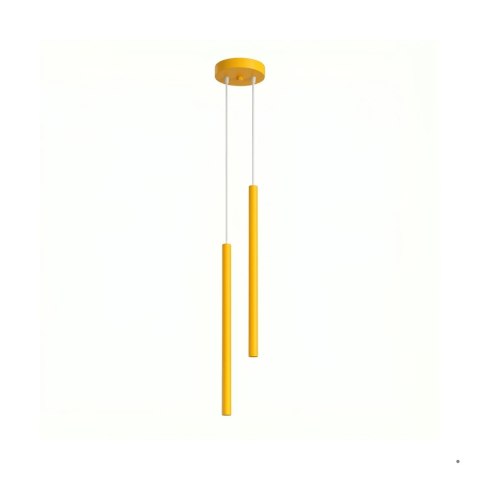 Sollux Lighting Lampa wisząca PASTELO 2 żółta