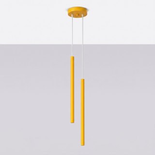 Sollux Lighting Lampa wisząca PASTELO 2 żółta