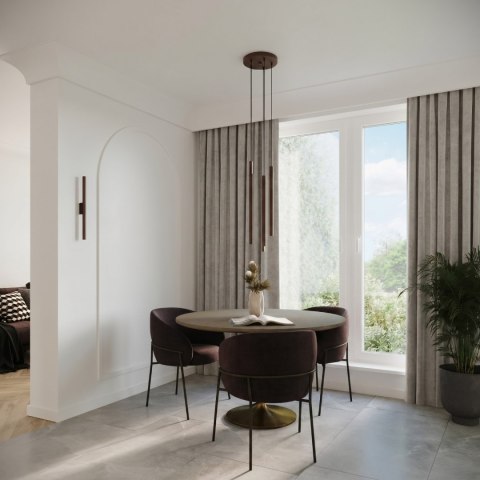 Sollux Lighting Lampa wisząca PASTELO 3P brązowa