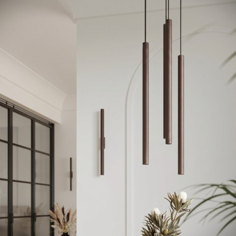 Sollux Lighting Lampa wisząca PASTELO 3P brązowa