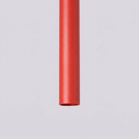 Sollux Lighting Lampa wisząca PASTELO 3P czerwona