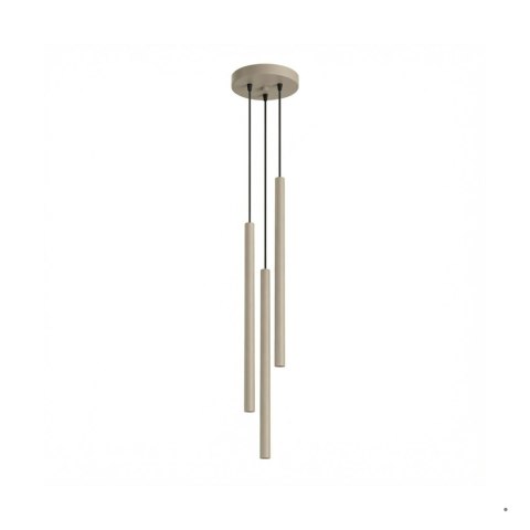 Sollux Lighting Lampa wisząca PASTELO 3P taupe