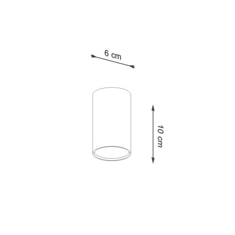Sollux Lighting Plafon LAGOS 10 beżowy