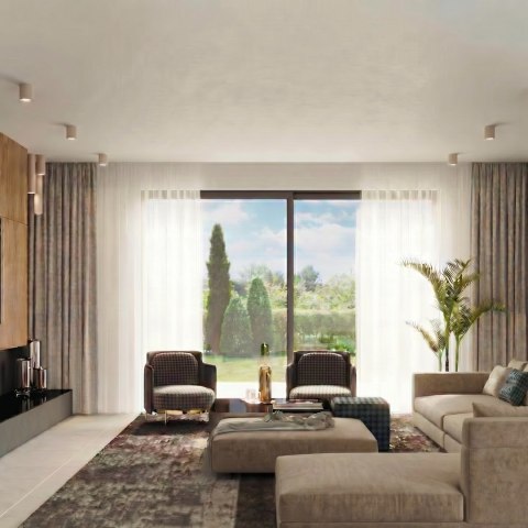 Sollux Lighting Plafon LAGOS 10 beżowy