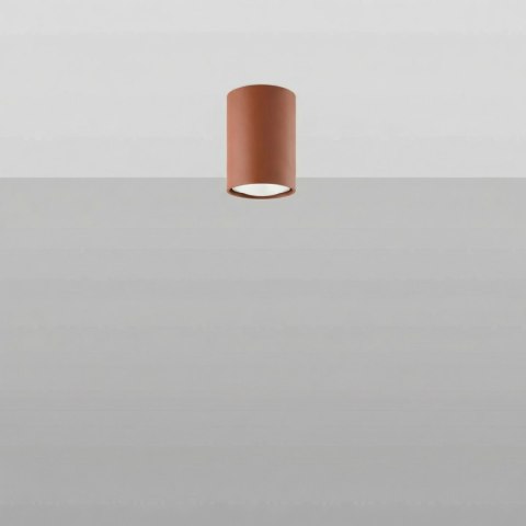 Sollux Lighting Plafon LAGOS 10 ochra czerwona