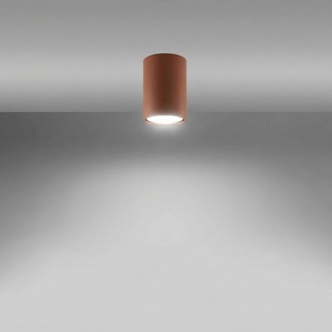 Sollux Lighting Plafon LAGOS 10 ochra czerwona