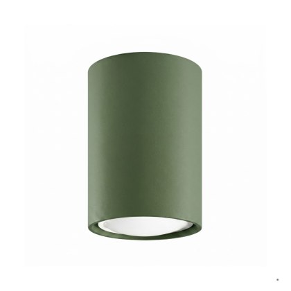 Sollux Lighting Plafon LAGOS 10 zielona oliwka