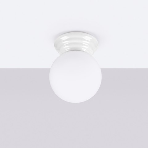 Sollux Lighting Plafon ZORI biały IP44