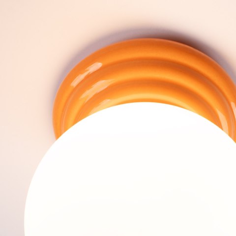Sollux Lighting Plafon ZORI pomarańczowy IP44