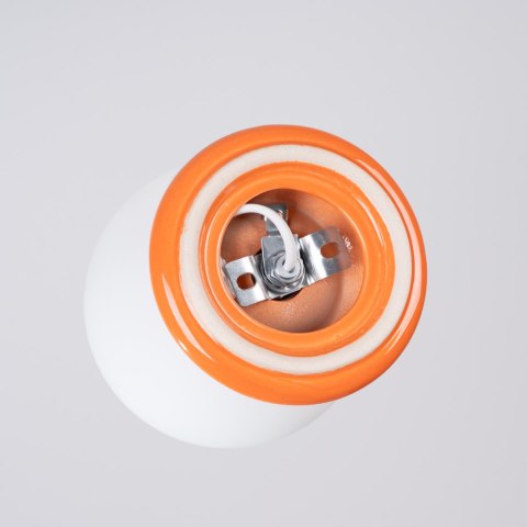 Sollux Lighting Plafon ZORI pomarańczowy IP44