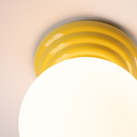 Sollux Lighting Plafon ZORI żółty IP44