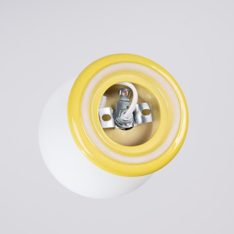 Sollux Lighting Plafon ZORI żółty IP44