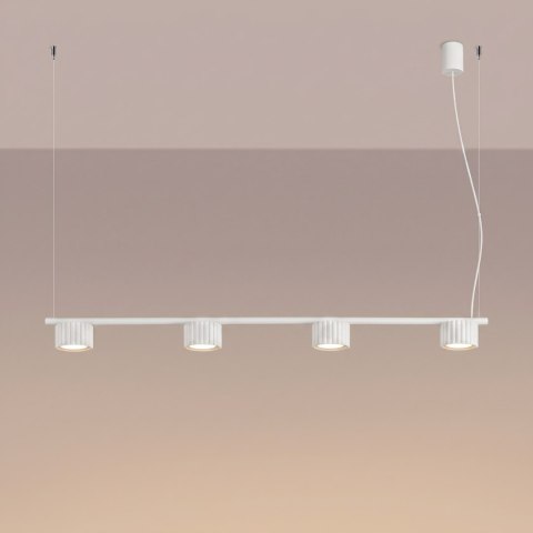 Sollux Lighting Żyrandol AURA 4 biała Gx53