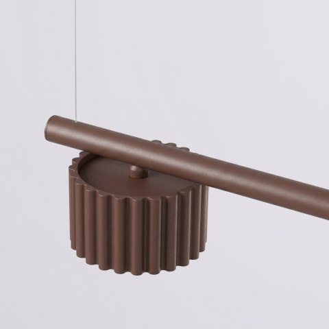Sollux Lighting Żyrandol AURA 4 brązowa Gx53