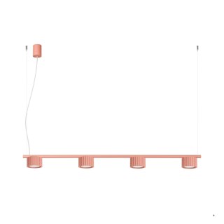 Sollux Lighting Żyrandol AURA 4 brzoskwiniowa Gx53