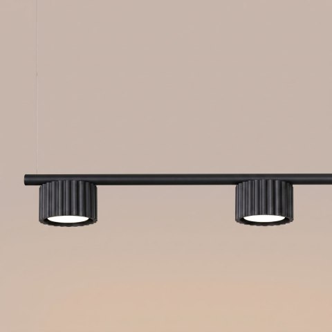 Sollux Lighting Żyrandol AURA 4 czarna Gx53