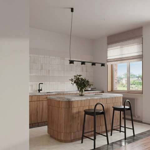 Sollux Lighting Żyrandol AURA 4 czarna Gx53