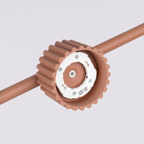 Sollux Lighting Żyrandol AURA 4 mocca Gx53