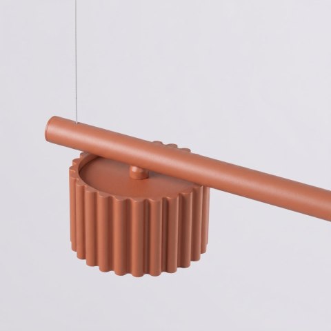 Sollux Lighting Żyrandol AURA 4 ochra czerwona Gx53