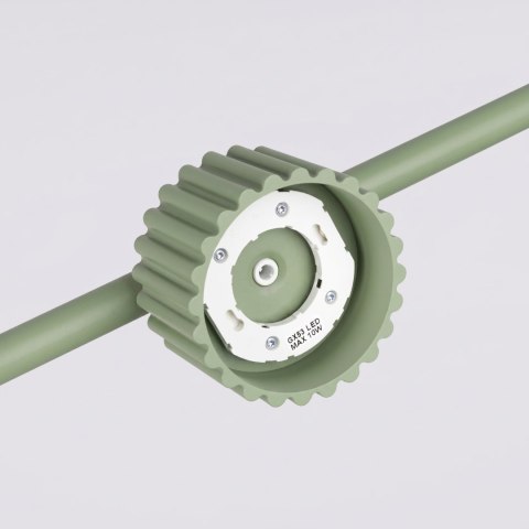Sollux Lighting Żyrandol AURA 4 szałwiowa Gx53