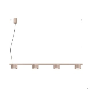 Sollux Lighting Żyrandol AURA 4 taupe Gx53