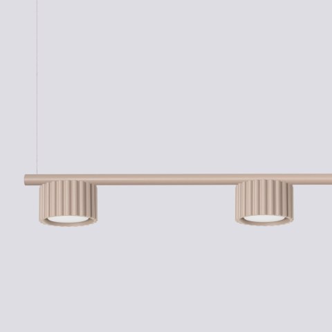 Sollux Lighting Żyrandol AURA 4 taupe Gx53