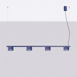 Sollux Lighting Żyrandol AURA 4 ultramaryna Gx53
