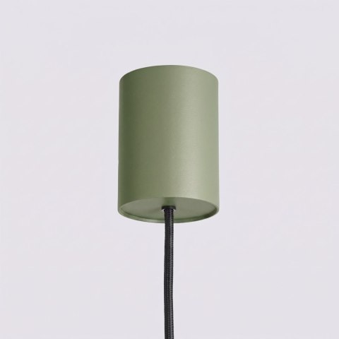 Sollux Lighting Żyrandol AURA 4 zielona oliwka Gx53