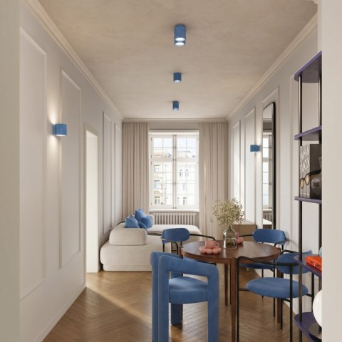 Sollux Lighting Kinkiet AURA błękitny G9